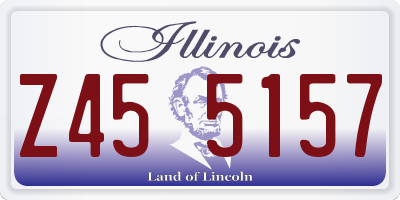 IL license plate Z455157