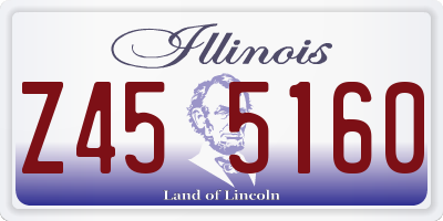 IL license plate Z455160