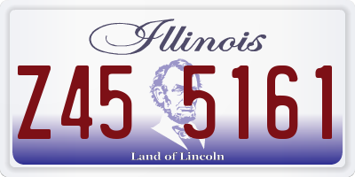 IL license plate Z455161