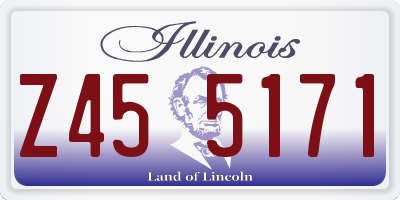 IL license plate Z455171