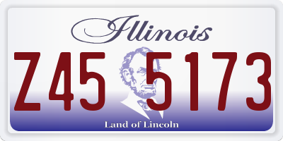 IL license plate Z455173
