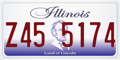 IL license plate Z455174