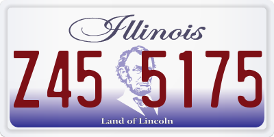 IL license plate Z455175