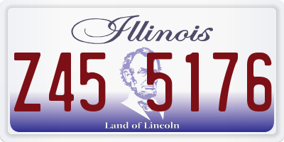 IL license plate Z455176