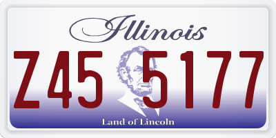 IL license plate Z455177