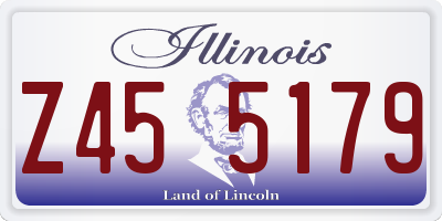 IL license plate Z455179