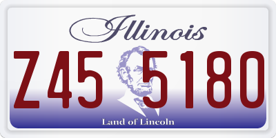 IL license plate Z455180