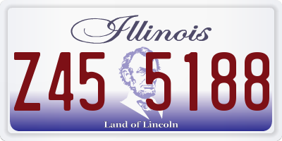 IL license plate Z455188