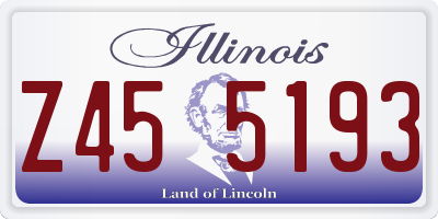 IL license plate Z455193
