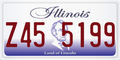 IL license plate Z455199