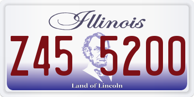 IL license plate Z455200