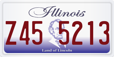 IL license plate Z455213