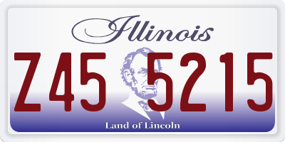 IL license plate Z455215