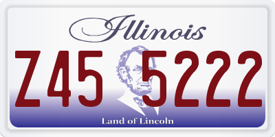 IL license plate Z455222