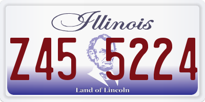IL license plate Z455224