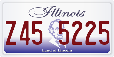 IL license plate Z455225