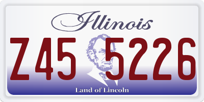 IL license plate Z455226