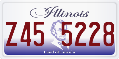 IL license plate Z455228