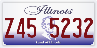 IL license plate Z455232