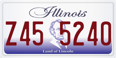 IL license plate Z455240