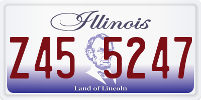 IL license plate Z455247