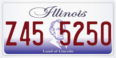 IL license plate Z455250