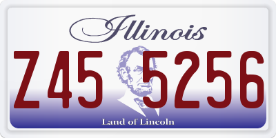 IL license plate Z455256
