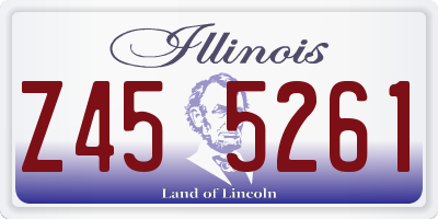 IL license plate Z455261