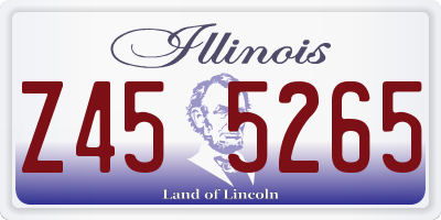 IL license plate Z455265