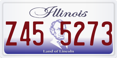 IL license plate Z455273