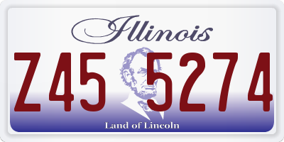 IL license plate Z455274