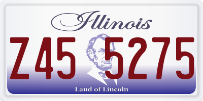 IL license plate Z455275