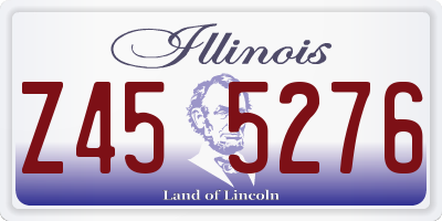 IL license plate Z455276