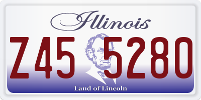 IL license plate Z455280