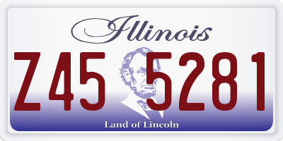 IL license plate Z455281