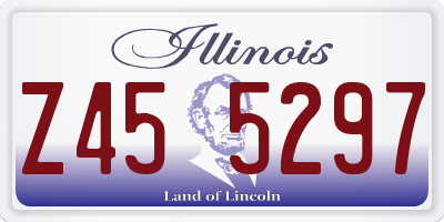 IL license plate Z455297
