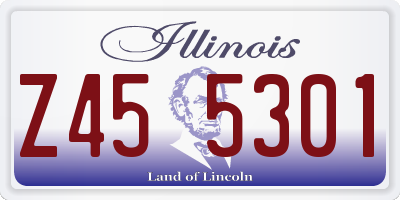 IL license plate Z455301