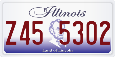 IL license plate Z455302