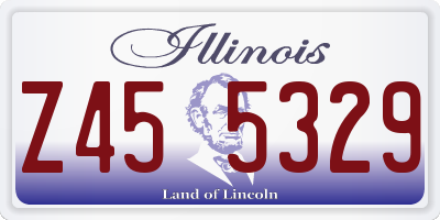 IL license plate Z455329