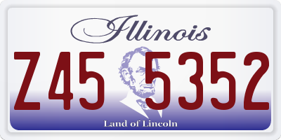 IL license plate Z455352