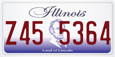 IL license plate Z455364