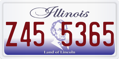 IL license plate Z455365