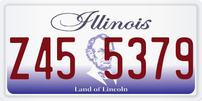 IL license plate Z455379