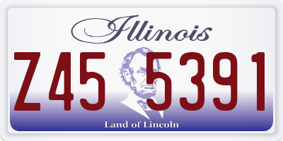 IL license plate Z455391