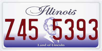 IL license plate Z455393