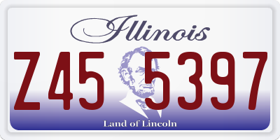 IL license plate Z455397