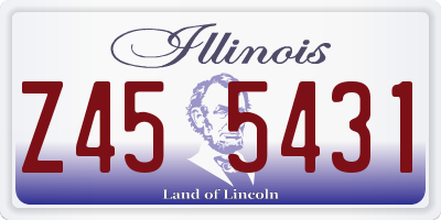 IL license plate Z455431