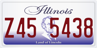 IL license plate Z455438