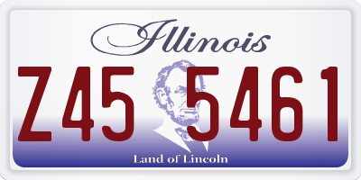 IL license plate Z455461