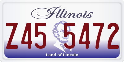 IL license plate Z455472